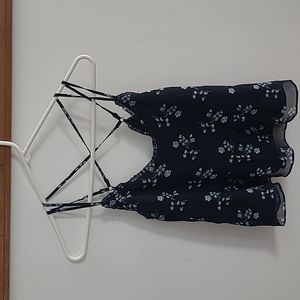 Tank top floral Abercrombie xxs